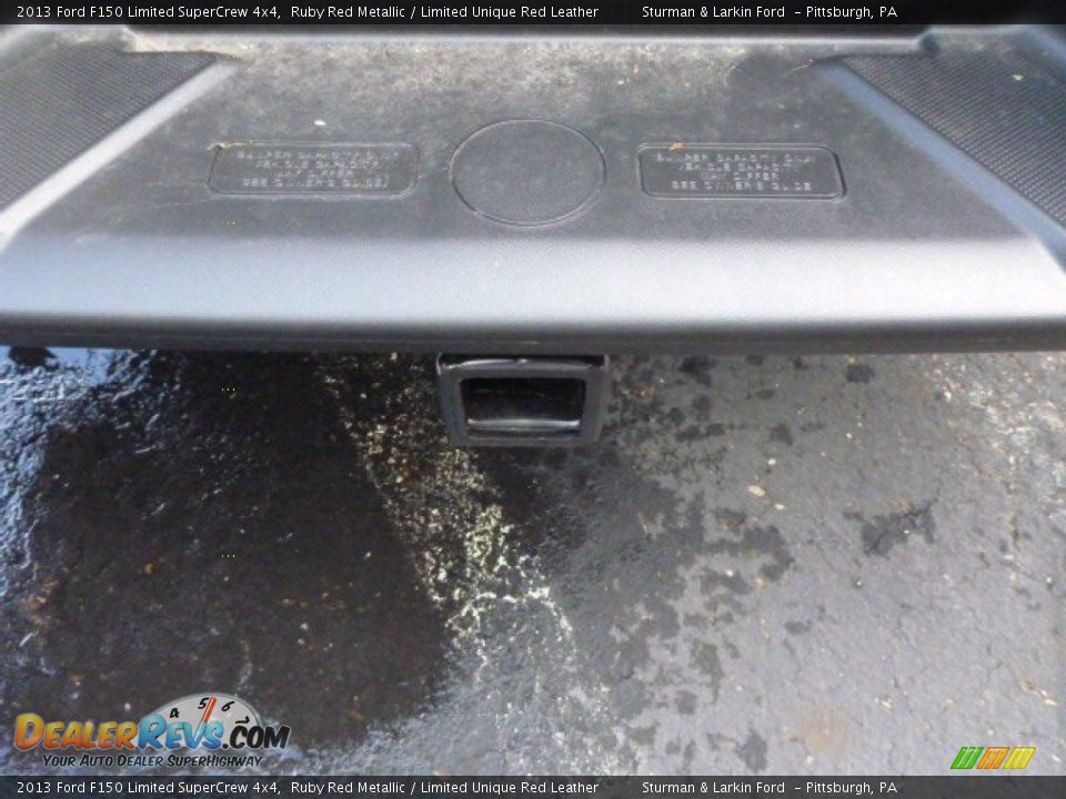 2013 Ford F150 Limited SuperCrew 4x4 Ruby Red Metallic / Limited Unique Red Leather Photo #3