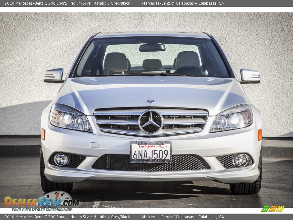2010 Mercedes-Benz C 300 Sport Iridium Silver Metallic / Grey/Black Photo #2