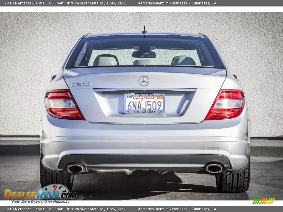 2010 Mercedes-Benz C 300 Sport Iridium Silver Metallic / Grey/Black Photo #3