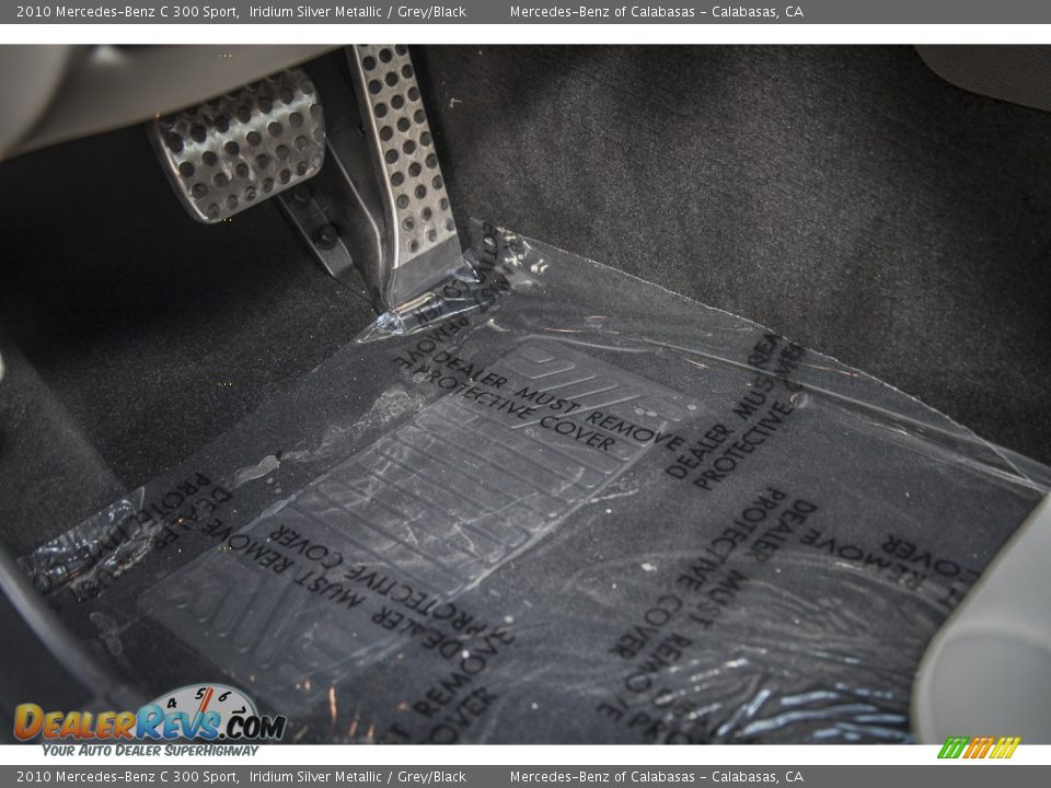 2010 Mercedes-Benz C 300 Sport Iridium Silver Metallic / Grey/Black Photo #6