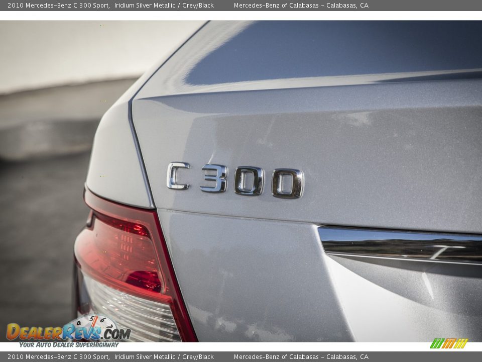 2010 Mercedes-Benz C 300 Sport Iridium Silver Metallic / Grey/Black Photo #7