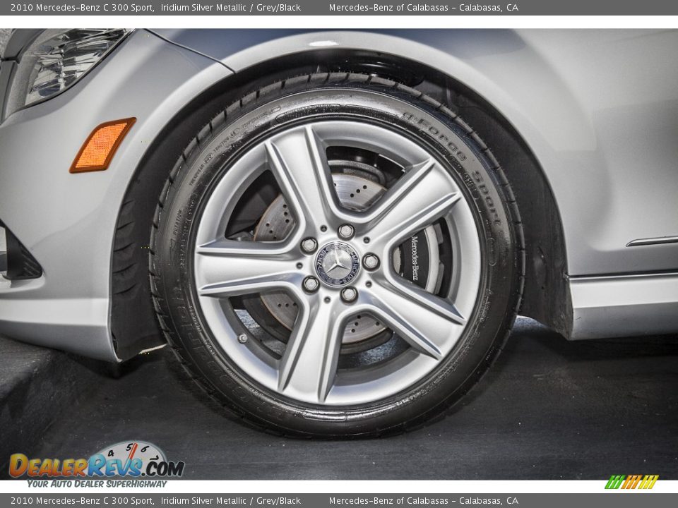 2010 Mercedes-Benz C 300 Sport Iridium Silver Metallic / Grey/Black Photo #8
