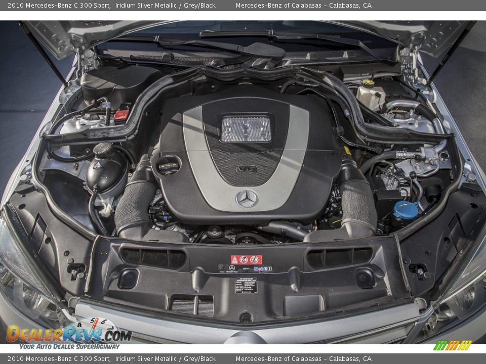2010 Mercedes-Benz C 300 Sport Iridium Silver Metallic / Grey/Black Photo #9