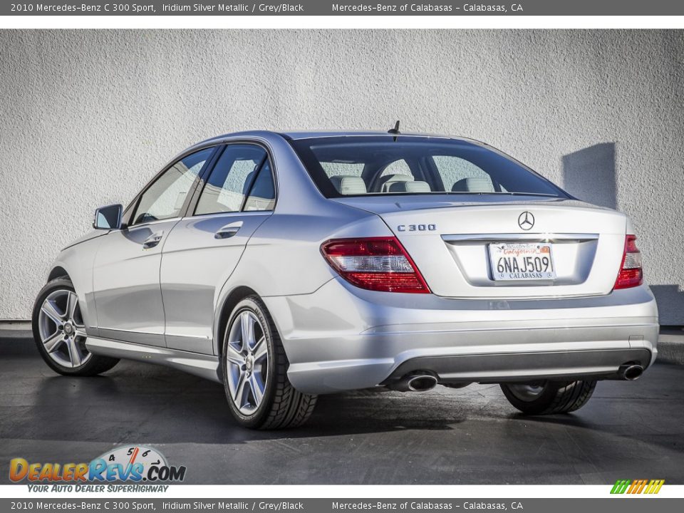 2010 Mercedes-Benz C 300 Sport Iridium Silver Metallic / Grey/Black Photo #10