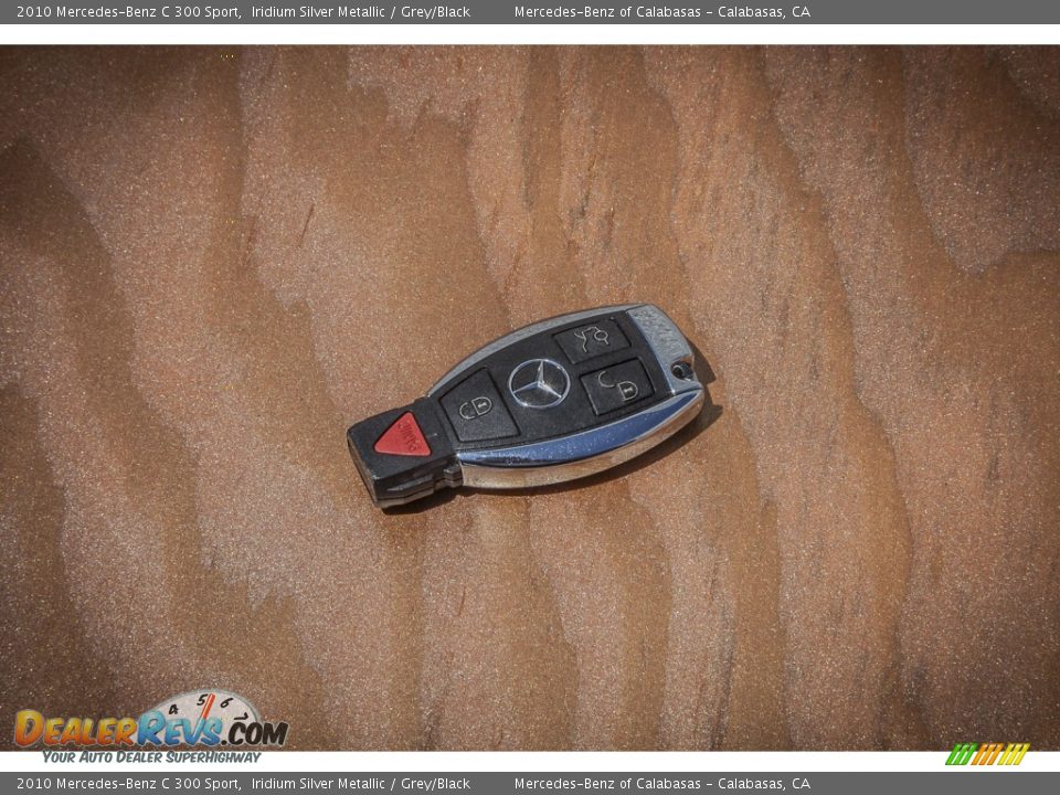 2010 Mercedes-Benz C 300 Sport Iridium Silver Metallic / Grey/Black Photo #11