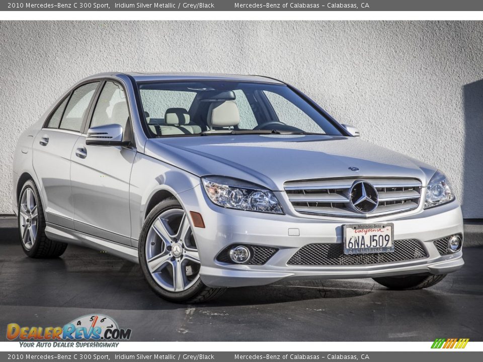 2010 Mercedes-Benz C 300 Sport Iridium Silver Metallic / Grey/Black Photo #12