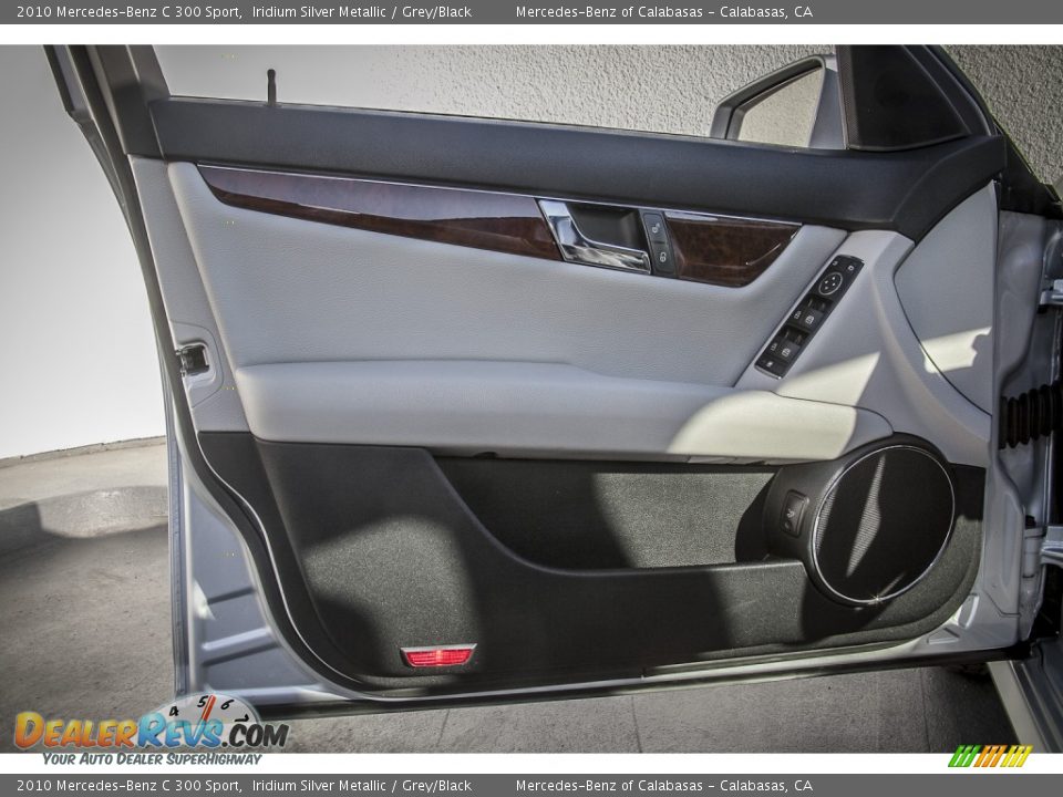 2010 Mercedes-Benz C 300 Sport Iridium Silver Metallic / Grey/Black Photo #19