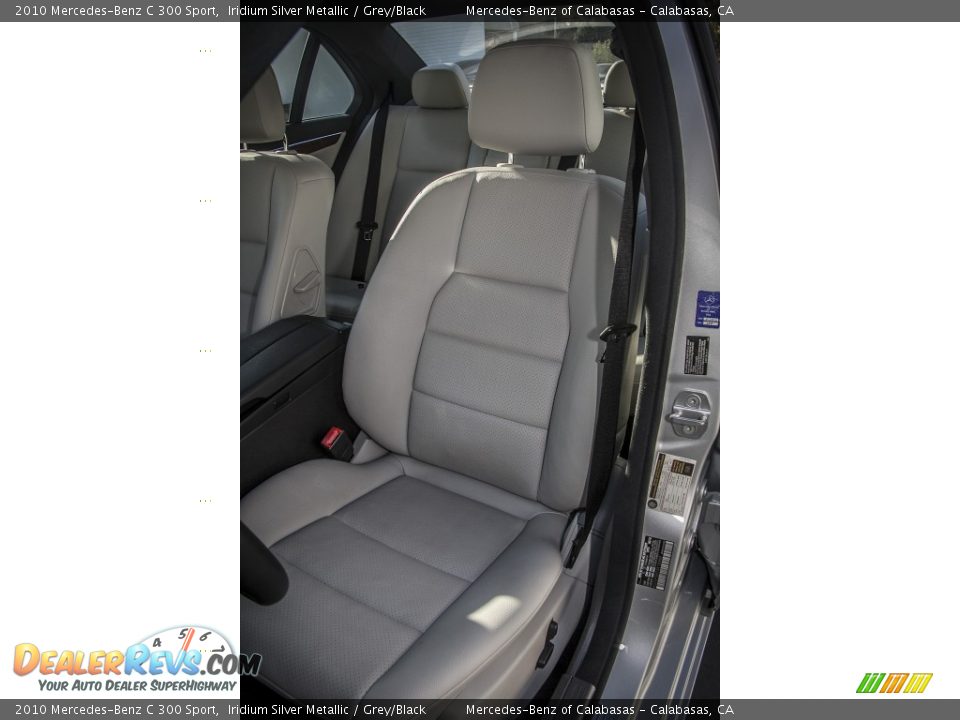 2010 Mercedes-Benz C 300 Sport Iridium Silver Metallic / Grey/Black Photo #21