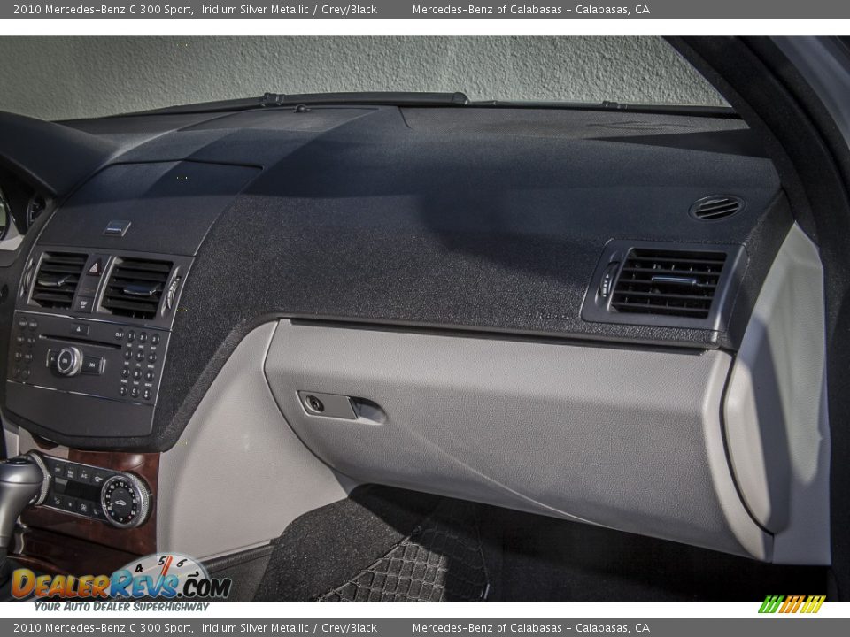 2010 Mercedes-Benz C 300 Sport Iridium Silver Metallic / Grey/Black Photo #22