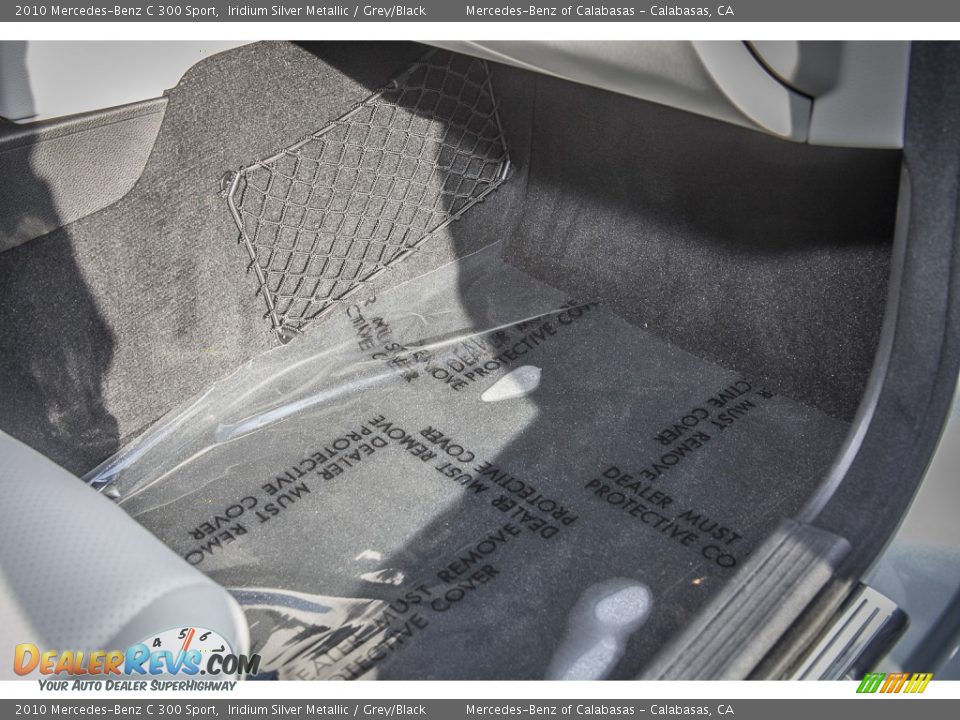 2010 Mercedes-Benz C 300 Sport Iridium Silver Metallic / Grey/Black Photo #23