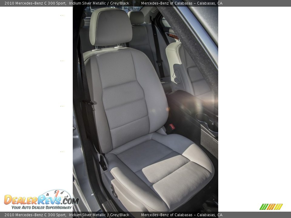 2010 Mercedes-Benz C 300 Sport Iridium Silver Metallic / Grey/Black Photo #25
