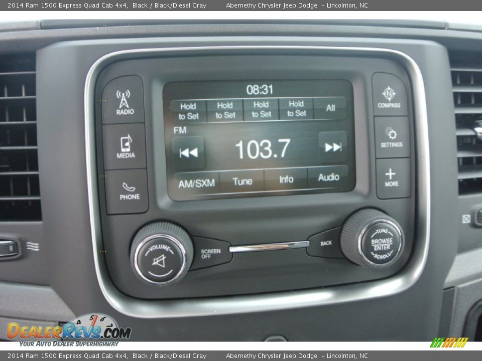 Controls of 2014 Ram 1500 Express Quad Cab 4x4 Photo #9