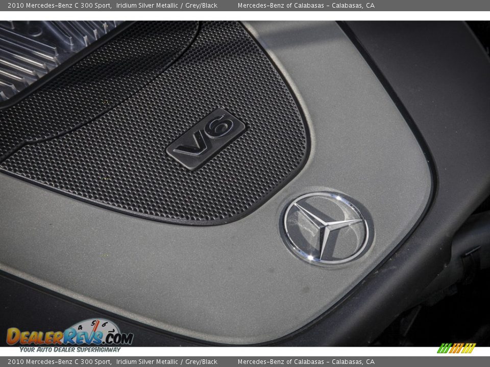2010 Mercedes-Benz C 300 Sport Iridium Silver Metallic / Grey/Black Photo #26