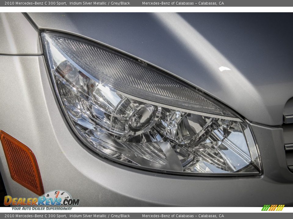 2010 Mercedes-Benz C 300 Sport Iridium Silver Metallic / Grey/Black Photo #27