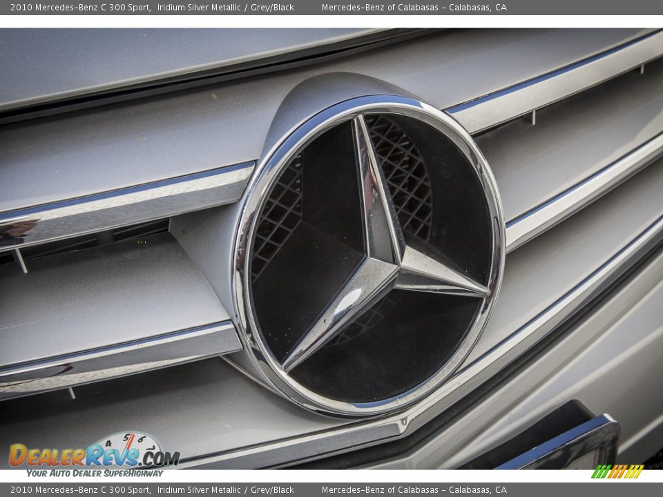 2010 Mercedes-Benz C 300 Sport Iridium Silver Metallic / Grey/Black Photo #28