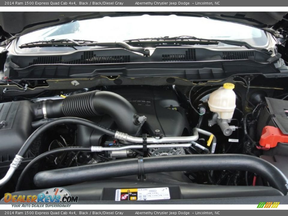 2014 Ram 1500 Express Quad Cab 4x4 5.7 Liter HEMI OHV 16-Valve VVT MDS V8 Engine Photo #15