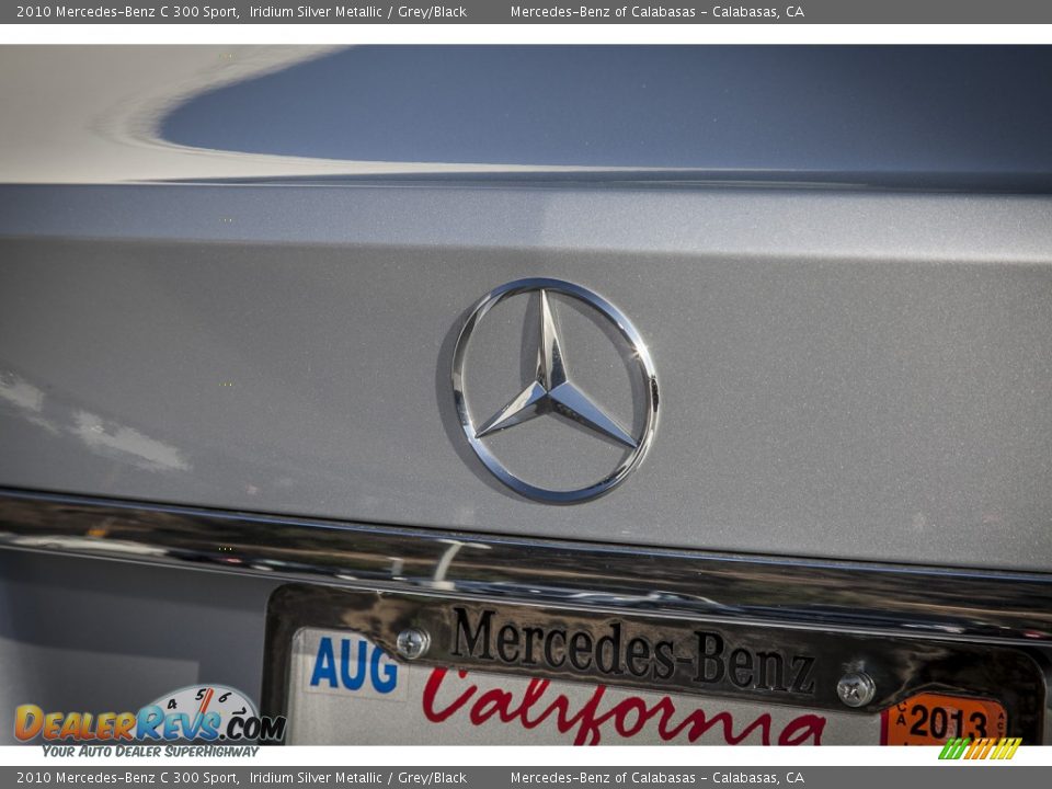 2010 Mercedes-Benz C 300 Sport Iridium Silver Metallic / Grey/Black Photo #30