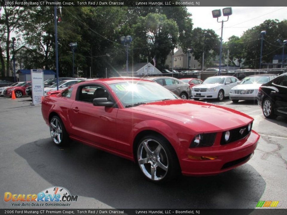 2006 Ford Mustang GT Premium Coupe Torch Red / Dark Charcoal Photo #3