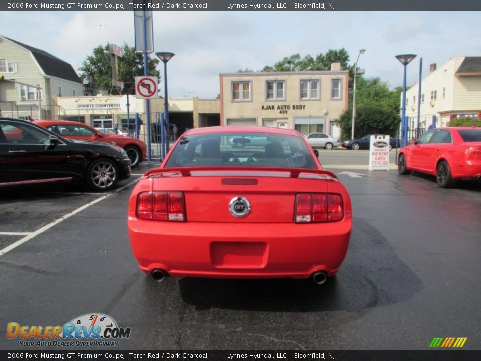 2006 Ford Mustang GT Premium Coupe Torch Red / Dark Charcoal Photo #5