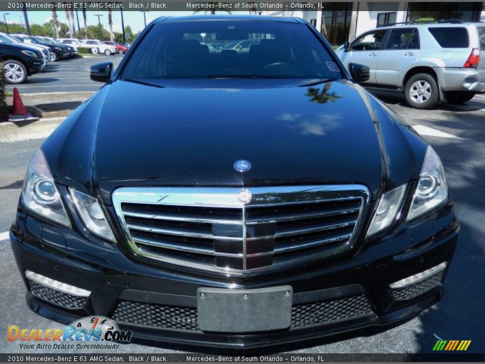 2010 Mercedes-Benz E 63 AMG Sedan Black / Black Photo #2