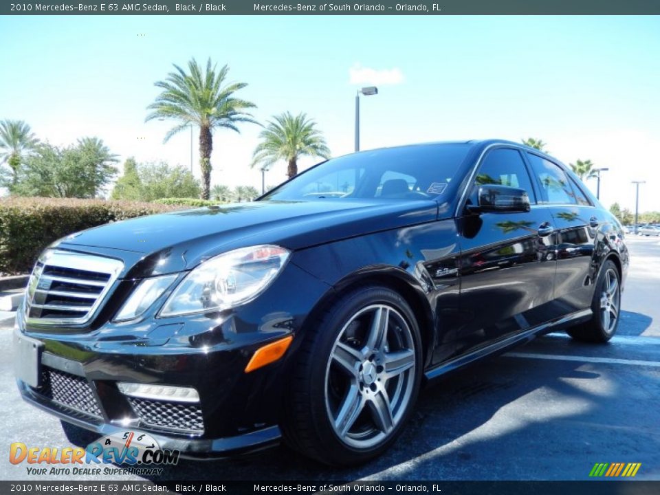 2010 Mercedes-Benz E 63 AMG Sedan Black / Black Photo #3