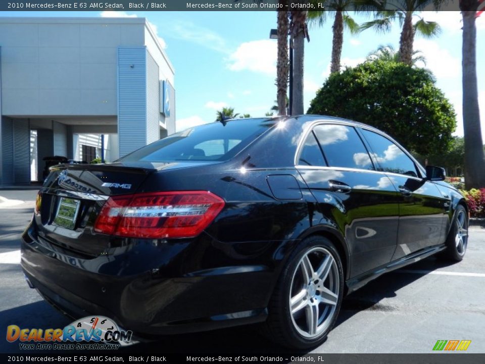 2010 Mercedes-Benz E 63 AMG Sedan Black / Black Photo #7