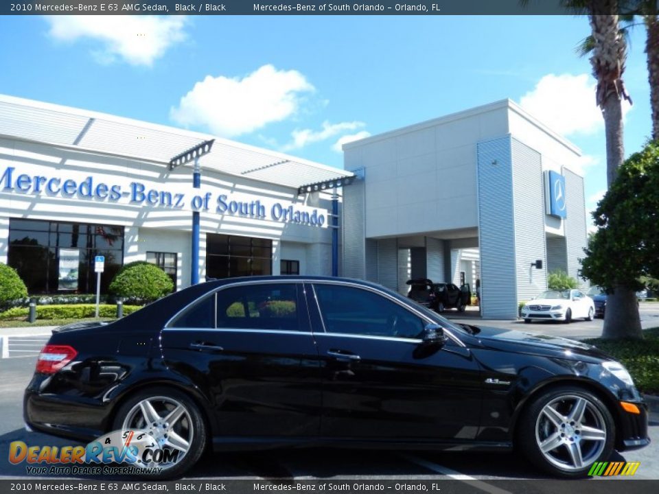 2010 Mercedes-Benz E 63 AMG Sedan Black / Black Photo #8