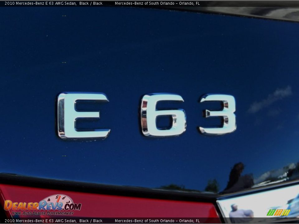 2010 Mercedes-Benz E 63 AMG Sedan Black / Black Photo #9