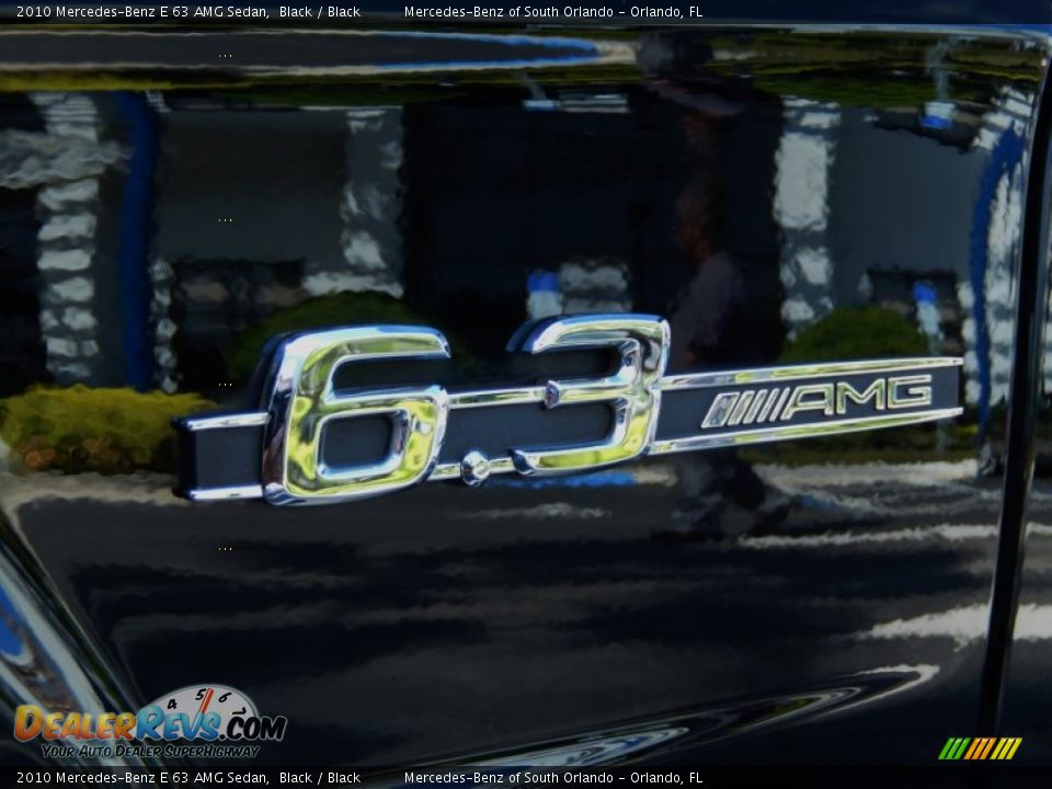 2010 Mercedes-Benz E 63 AMG Sedan Black / Black Photo #11