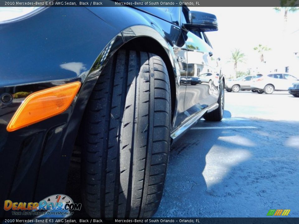 2010 Mercedes-Benz E 63 AMG Sedan Black / Black Photo #13