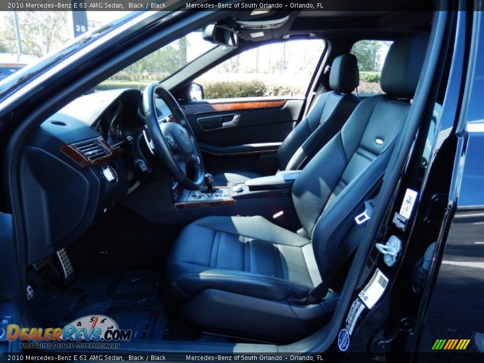 2010 Mercedes-Benz E 63 AMG Sedan Black / Black Photo #14