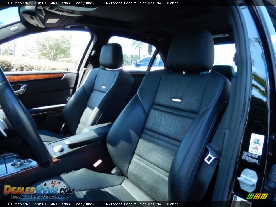 2010 Mercedes-Benz E 63 AMG Sedan Black / Black Photo #15