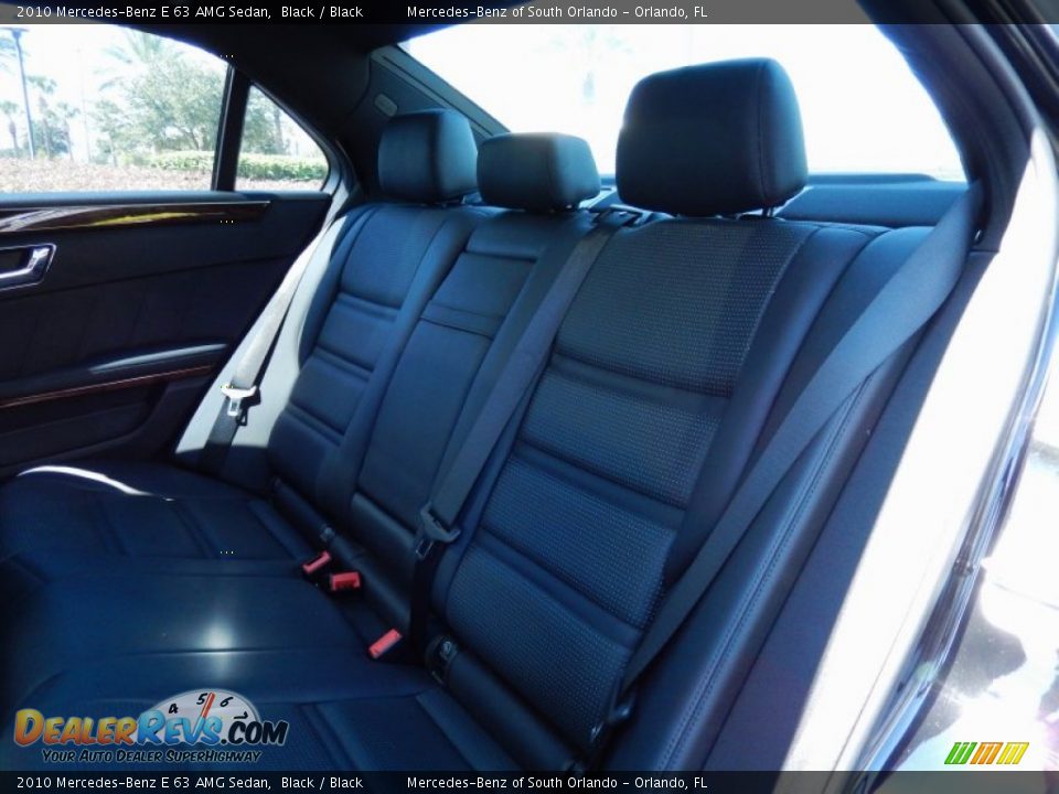 2010 Mercedes-Benz E 63 AMG Sedan Black / Black Photo #18