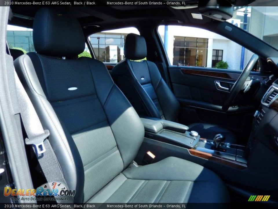 2010 Mercedes-Benz E 63 AMG Sedan Black / Black Photo #20