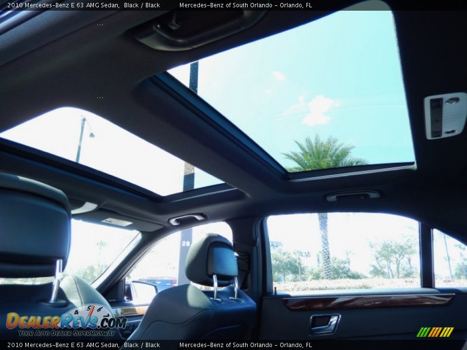 2010 Mercedes-Benz E 63 AMG Sedan Black / Black Photo #21