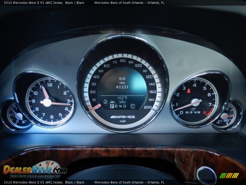 2010 Mercedes-Benz E 63 AMG Sedan Black / Black Photo #24