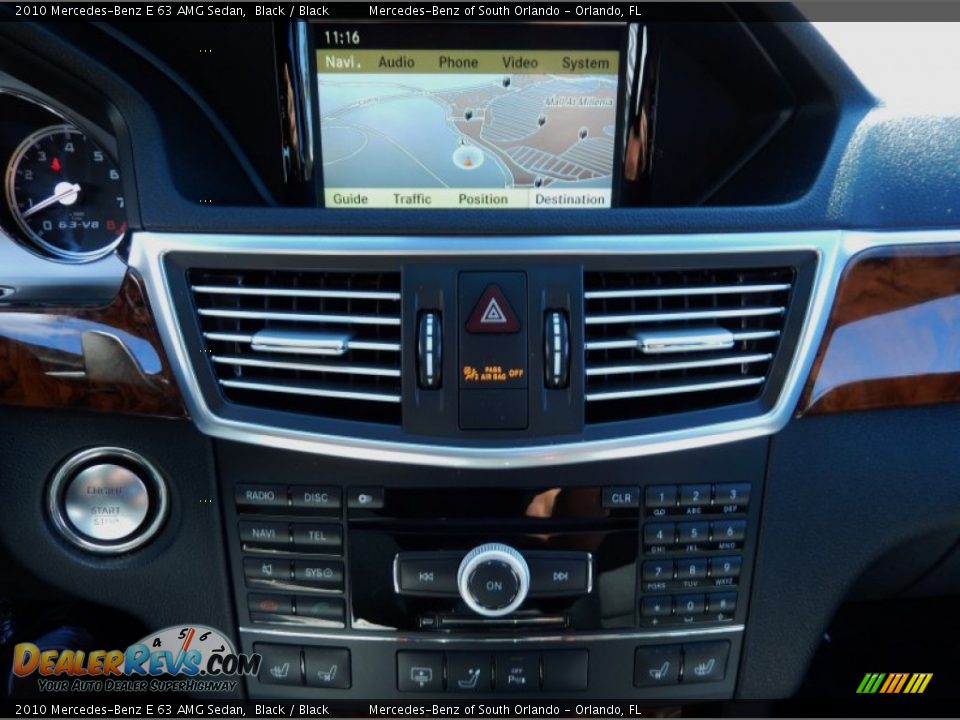 2010 Mercedes-Benz E 63 AMG Sedan Black / Black Photo #25