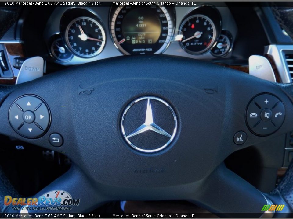 2010 Mercedes-Benz E 63 AMG Sedan Black / Black Photo #27
