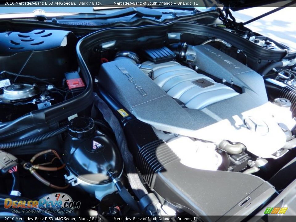 2010 Mercedes-Benz E 63 AMG Sedan Black / Black Photo #28