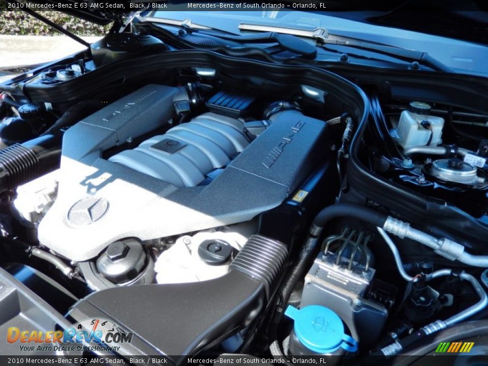 2010 Mercedes-Benz E 63 AMG Sedan Black / Black Photo #29