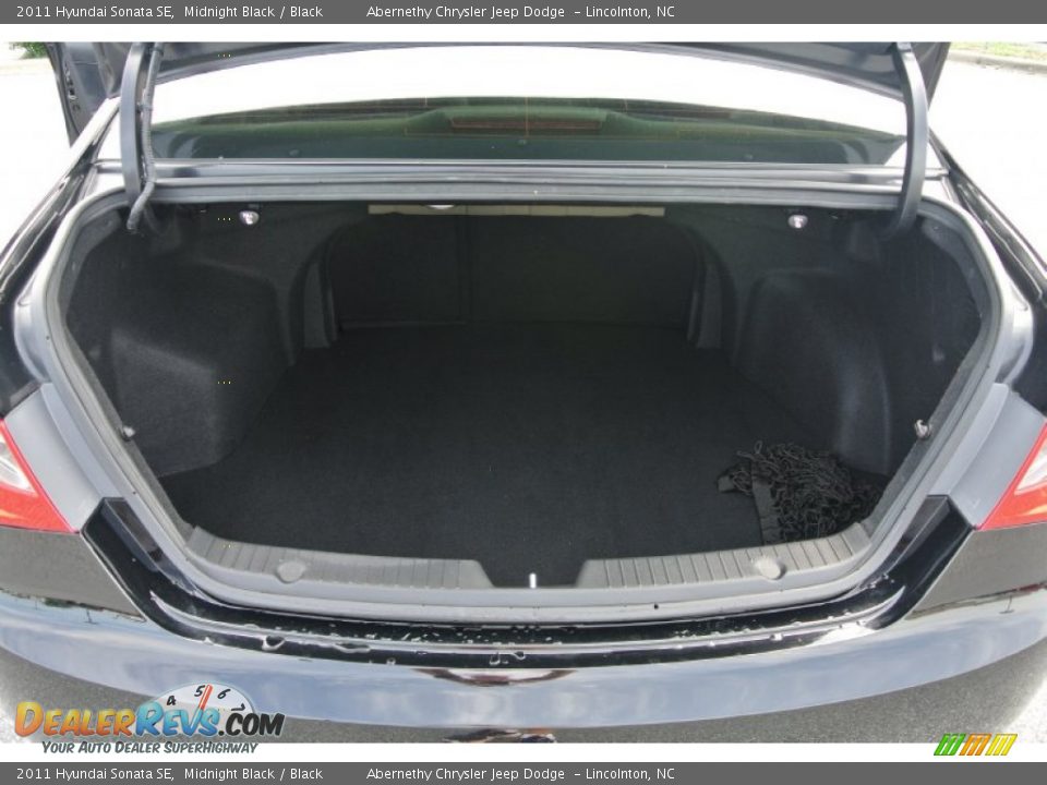 2011 Hyundai Sonata SE Midnight Black / Black Photo #17