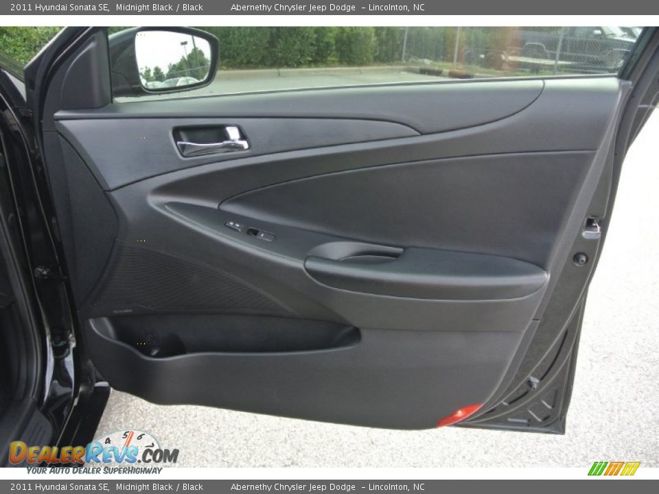 2011 Hyundai Sonata SE Midnight Black / Black Photo #20