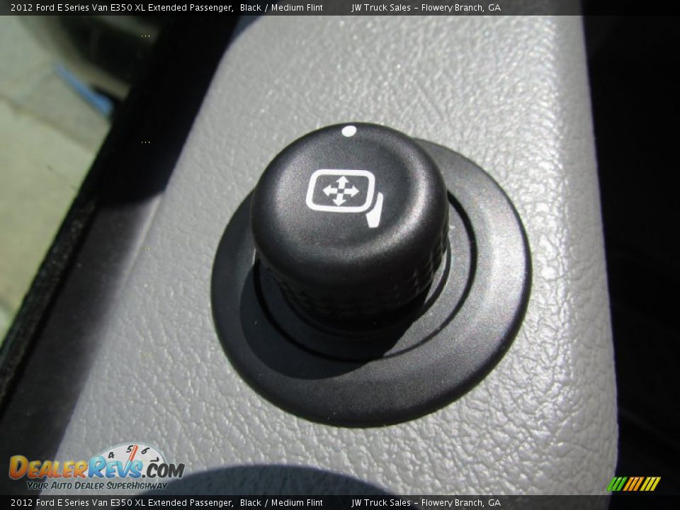 2012 Ford E Series Van E350 XL Extended Passenger Black / Medium Flint Photo #17