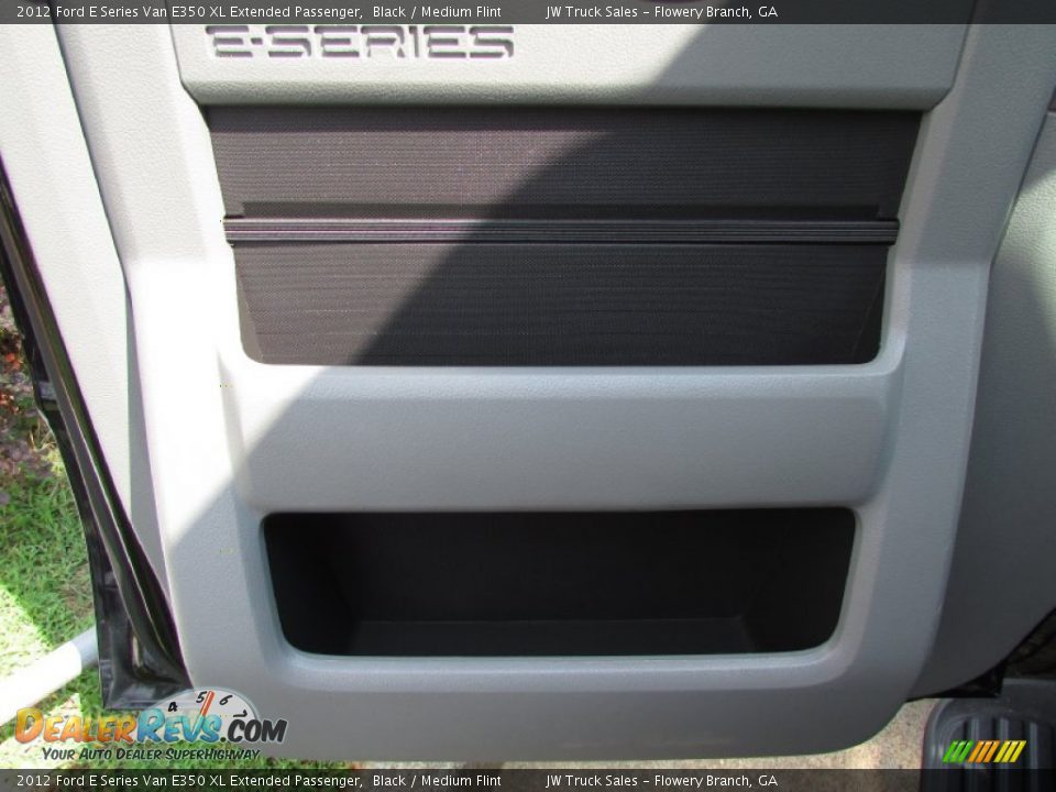 2012 Ford E Series Van E350 XL Extended Passenger Black / Medium Flint Photo #18