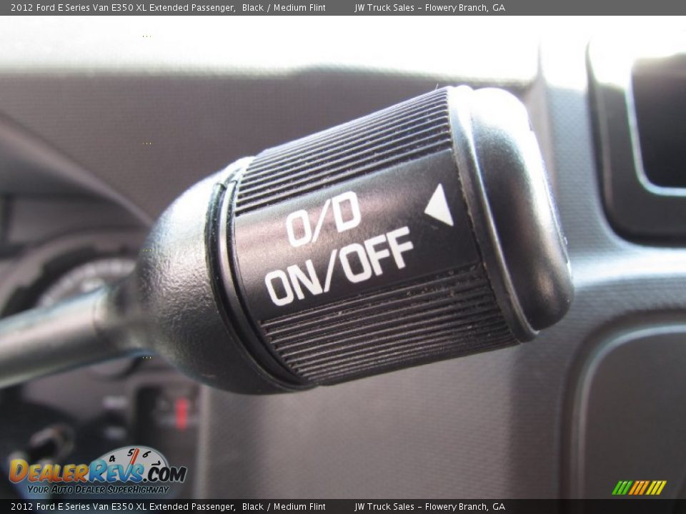 2012 Ford E Series Van E350 XL Extended Passenger Black / Medium Flint Photo #23