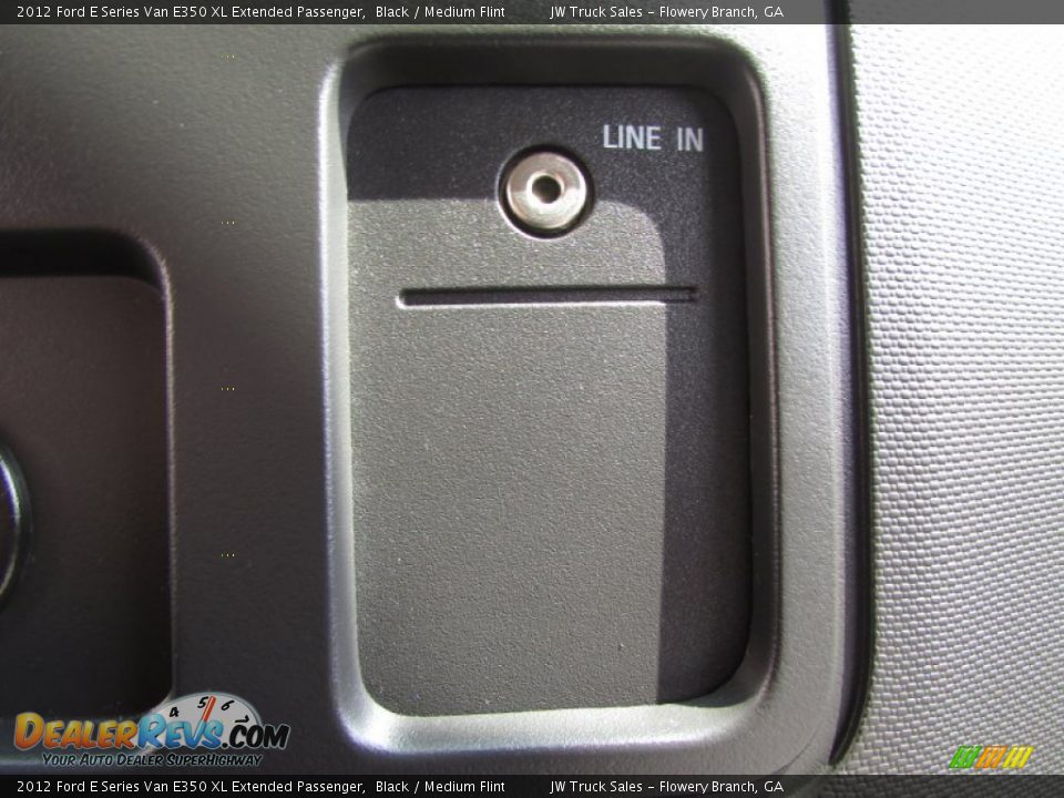 2012 Ford E Series Van E350 XL Extended Passenger Black / Medium Flint Photo #33
