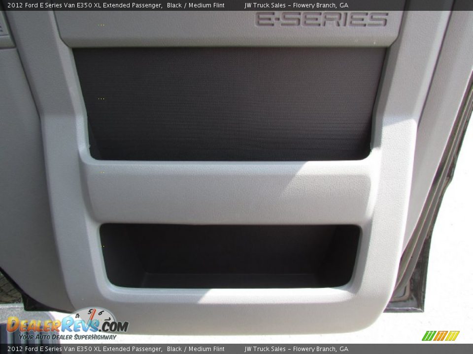 2012 Ford E Series Van E350 XL Extended Passenger Black / Medium Flint Photo #36