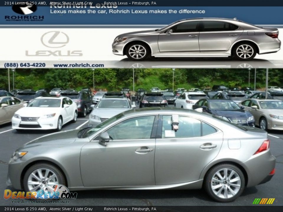 2014 Lexus IS 250 AWD Atomic Silver / Light Gray Photo #1