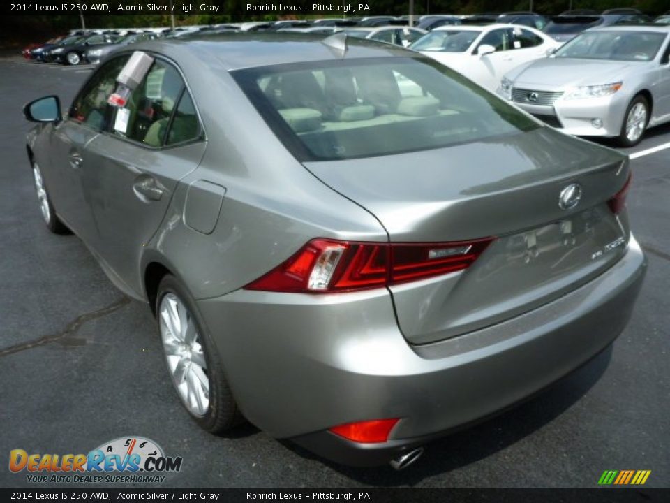 2014 Lexus IS 250 AWD Atomic Silver / Light Gray Photo #2