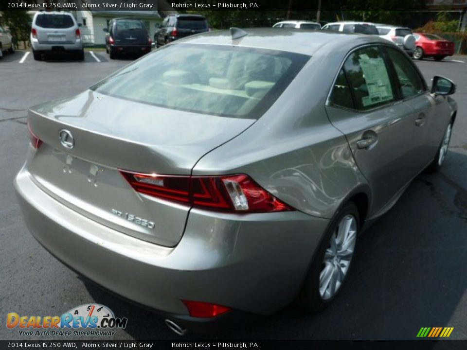 2014 Lexus IS 250 AWD Atomic Silver / Light Gray Photo #4